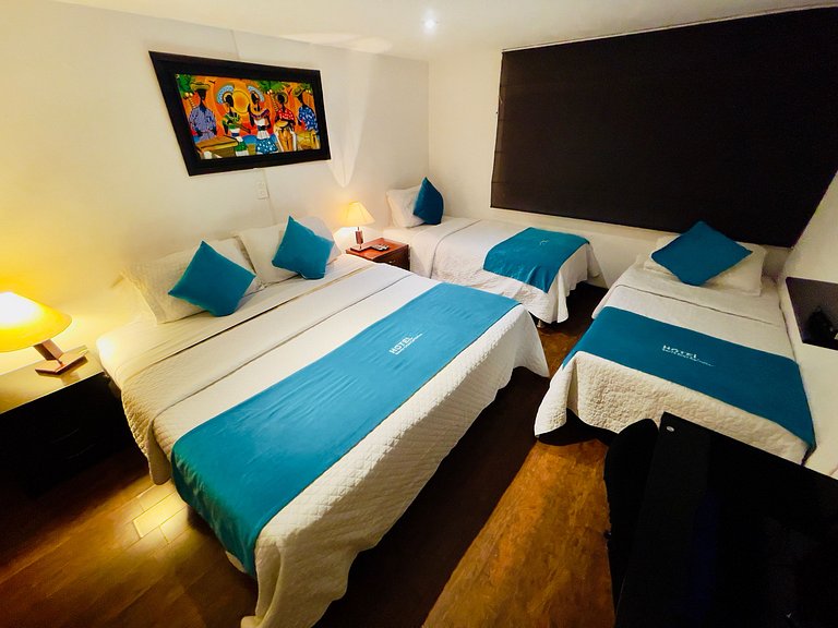 Habitación cuádruple estándar